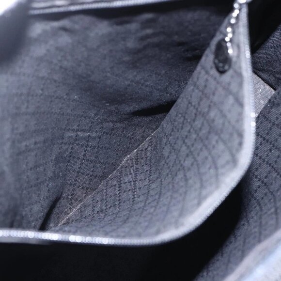 GUCCI Bamboo GG Canvas Hand Bag Black Silver 002 1010 3754 Auth 154446 - Picture 13 of 16